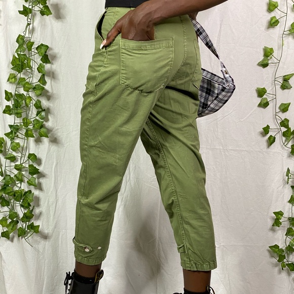 KHAKI DENIM PANTS - Picture 1 of 5